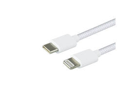 Kabel Green Mouse USB-C to Lightning data Woven 1m