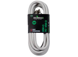 Kabel Green Mouse USB-C to USB-C data Woven 2m