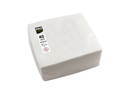 Servet Pronappe 1/4 vouw 2-laags 380x380mm 40 vel wit