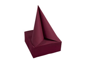 Servet Pronappe 1/4 vouw 2-laags 380x380mm 40 vel bordeauxrood