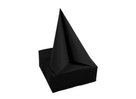 Servet Pronappe 1/4 vouw 2-laags 380x380mm 40 vel zwart