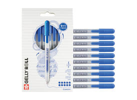Gelschrijver Sakura Gelly Roll Classic 08 klikfunctie blauw 10 stuks