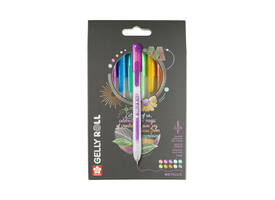 Gelschrijver Sakura Gelly Roll Metallic 08 klikfunctie assorti 10st