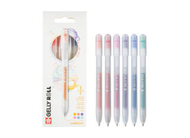 Gelschrijver Sakura Gelly Roll Stardust 08 klikfunctie set à 6 kleuren