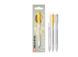 Gelschrijver Sakura Gelly Roll Special 08 klikfunctie set à 3 goud