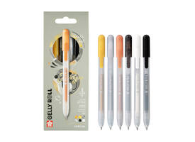 Gelschrijver Sakura Gelly Roll Special 08 klikfunctie set à 6 kleuren