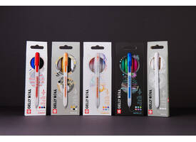 Gelschrijver Sakura Gelly Roll Classic 08 klikfunctie set à 3  wit