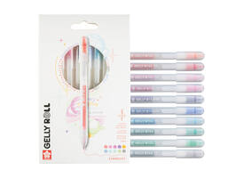 Gelschrijver Sakura Gelly Roll Stardust 08 klikfunctie assorti 10st