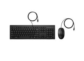 Toetsenbord + muis HP 225 bedraad QWERTY