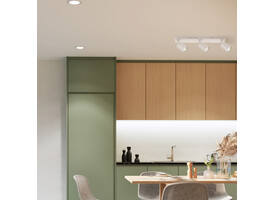 Plafondspot Integral Siena 3 spot IP20 GU10 wit