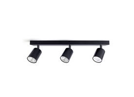 Plafondspot Integral Siena 3 spot IP20 GU10 zwart