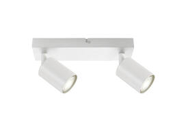 Plafondspot Integral Siena 2 spot IP20 GU10 wit