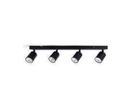 Plafondspot Integral Siena 4 spot IP20 GU10 zwart