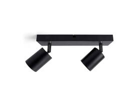 Plafondspot Integral Siena 2 spot IP20 GU10 zwart