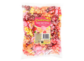 Toffees Candyman frisse fruit zak 1 kilogram