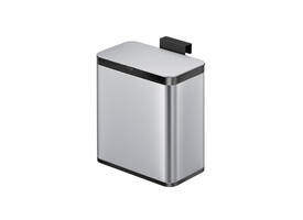 Afvalbak EKO Puro klein 7 liter zilver