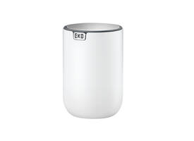 Afvalbak EKO Fandy 2 tafelmodel met swingdeksel 1,5 liter wit