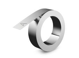 Reliëftape Dymo embossing zelfklevend aluminium 12mm zilver