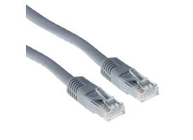 Kabel ACT U/UTP CAT6 patchkabel RJ45 Grijs 30 meter