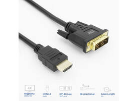Adapterkabel ACT HDMI-A male naar DVI-D male 1 meter
