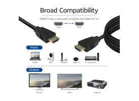 Kabel ACT HDMI ETH8K M/M zwart 2 meter