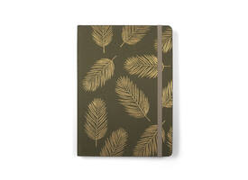 Notitieboek Paperclip Freestyle fabrick A5 96vel 100gr lijn