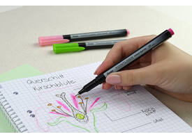 Fineliner Pentel Pointliner S40-B fijn rood