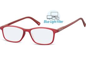 Leesbril  Montana +1.50 dpt blue light filter rood