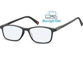 Leesbril  Montana +2.50 dpt blue light filter zwart