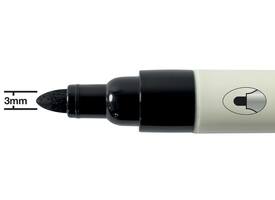 Whiteboardmarker Nobo ronde punt 3mm zwart