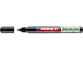 Paintmarker edding 51 EcoLine op waterbasis 1-2mm zwart