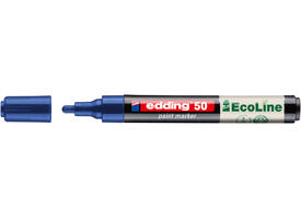 Paintmarker edding 50 EcoLine op waterbasis 2-3mm blauw
