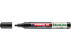 Paintmarker edding 50 EcoLine op waterbasis 2-3mm zwart