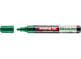 Paintmarker edding 50 EcoLine op waterbasis 2-3mm groen