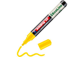 Paintmarker edding 50 EcoLine op waterbasis 2-3mm geel