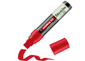 Paintmarker edding 52 EcoLine op waterbasis 4-15mm rood