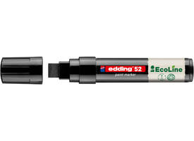 Paintmarker edding 52 EcoLine op waterbasis 4-15mm zwart