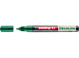 Paintmarker edding 51 EcoLine op waterbasis 1-2mm groen
