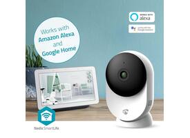 Beveiligingscamera Nedis Smartlife Wifi indoor 3MP Full HD 1296p wit