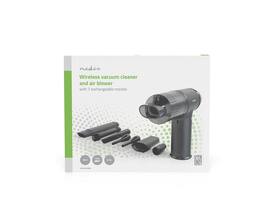 Handstofzuiger / luchtblazer Nedis 90W oplaadbaar zwart