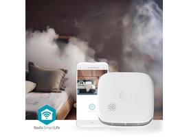 Rookmelder Nedis Smartlife Wifi 10 jaar sensor wit