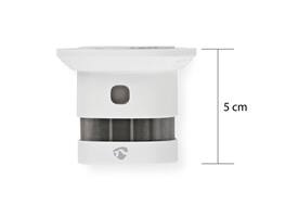 Rookmelder Nedis Smartlife Zigbee 3.0 Wifi 10 jaar sensor wit