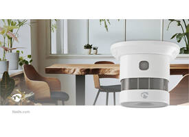 Rookmelder Nedis Smartlife Zigbee 3.0 Wifi 10 jaar sensor wit