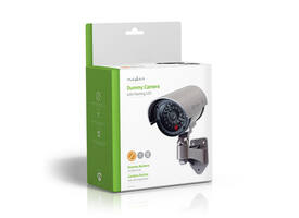 Dummy beveiligingscamera Nedis buiten grijs