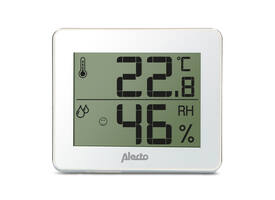 Thermometer hygrometer Alecto WS-55 wit - zilver