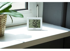 Thermometer hygrometer Alecto WS-55 wit - zilver
