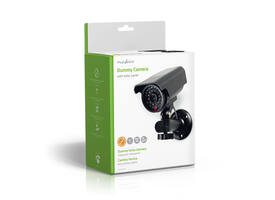 Dummy beveiligingscamera Nedis bullet solar buiten grijs
