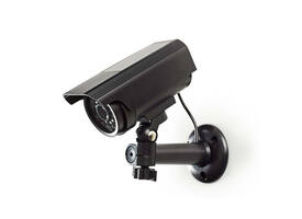 Dummy beveiligingscamera Nedis bullet solar buiten grijs