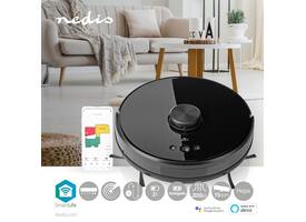 Robotstofzuiger Nedis Smartlife wifi laser 3-in-1 zwart