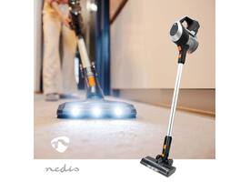 Steelstofzuiger Nedis 2-in-1 snoerloos HEPA 130W zwart